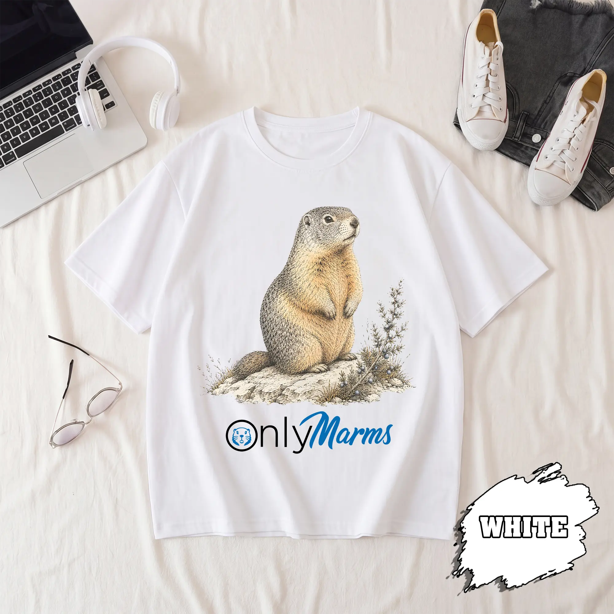 Only Marms T-Shirt, Cute Marmots Sweatshirt, Hoodie
