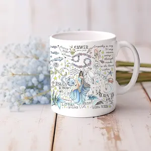 Zodiac Mug, Astrology Mug, Ceramic Mugs Men, Ceramic Mugs Women, Zodiac Birthday Gift, Beautiful Gift