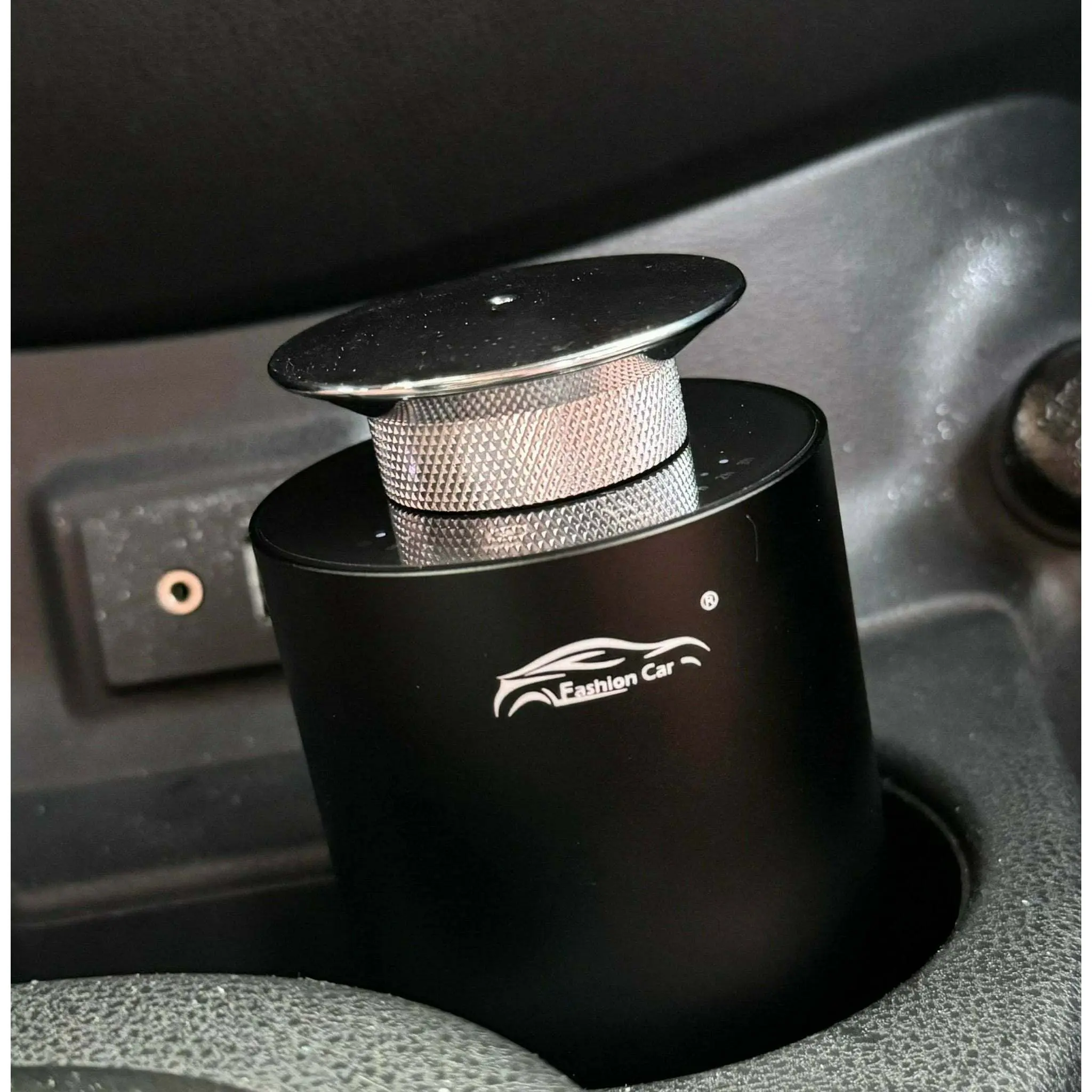 Air Aroma Car Diffuser Machine Waterless Fragrance Fogger for Automobiles Aroma Diffuser Wireless electric black