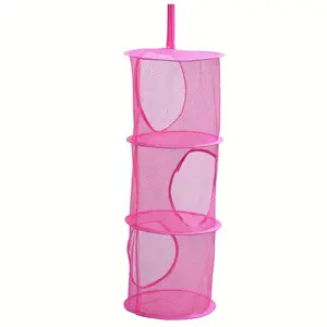 Plush Animal Storage Net, 1 Count Hanging Plush Animal Storage Basket, Toy Storage Net for Home Bedroom, Home Organizer, Hangable, Fine Mesh Basket