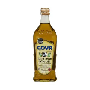 Goya Extra Virgin Olive Oil 17 fl oz First Cold Pressed Spanish Olive Oil 500 ml Bottle
