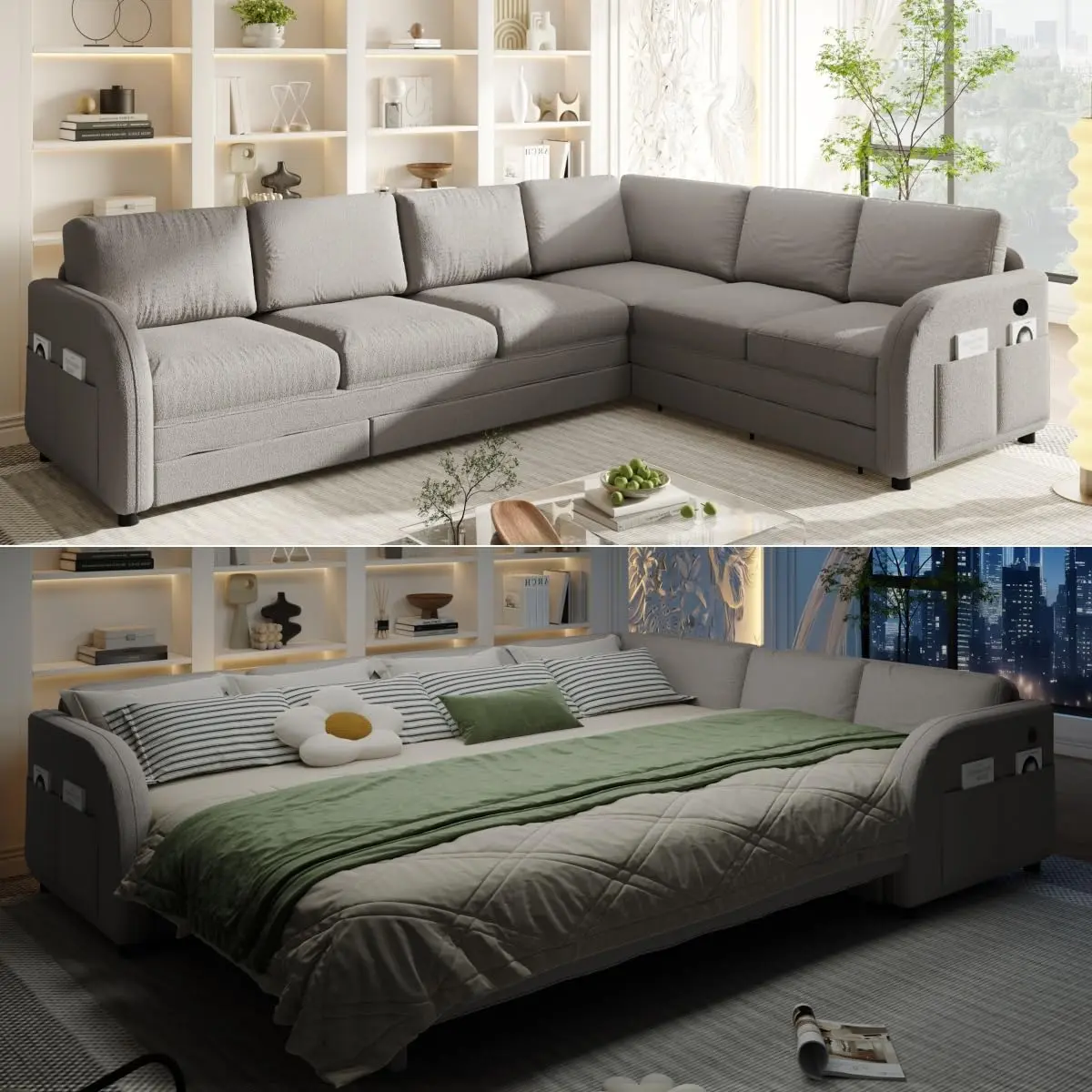 115.2" 6 Seat + LIGHT GREY