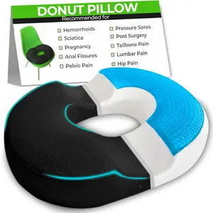 Donut Gel Sitting Pillow -  Memory  for  , , Bed , , ,  &