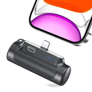Portable Charger for iPhone 5200mAh,20W PD FastCharging Power Bank for iPhone, Ultra-Compact BatteryPack Travel Portable Phone Charger Compatible withiPhone 14 13 12 11 X 8 7 6 Series