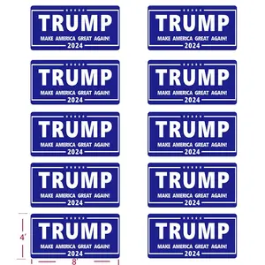 10Pack  8x4 inches Trump 2024 Car Stickers