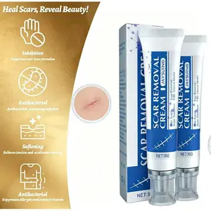 Removal Gel 30g - Professional Silicone ScarTreatment for Stretch Marks, C-Section, AcneScars & Acne Marks I Helps Prevent ScarThickening I Face & Body