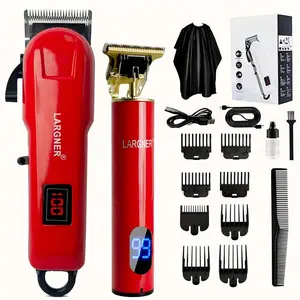 Professional Haircut & Trimming Kit, Wireless Electric Rechargeable Clipper, Advanced Beard Trimmer for Men, Painted Shell Design