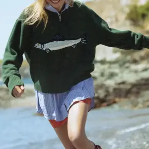 WomenFallWinterCasualLongSleeveSoftKnittedPulloverTop(Sheet)