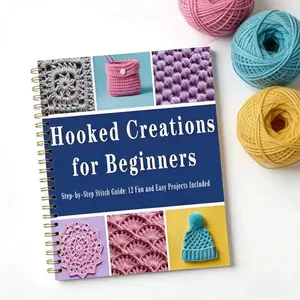 Beginner Crochet Bible: Easy Techniques for Making Hats, Bags, and More, Perfect for Newbies, Simple Patterns, Essential Craft Guide