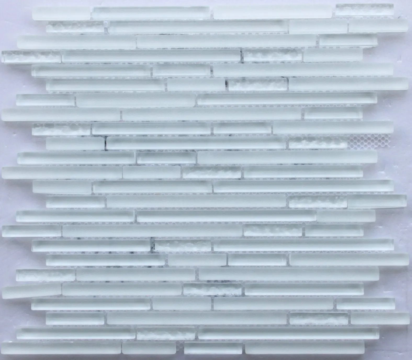 Glossy and Iced Glass Mosaic Tile
