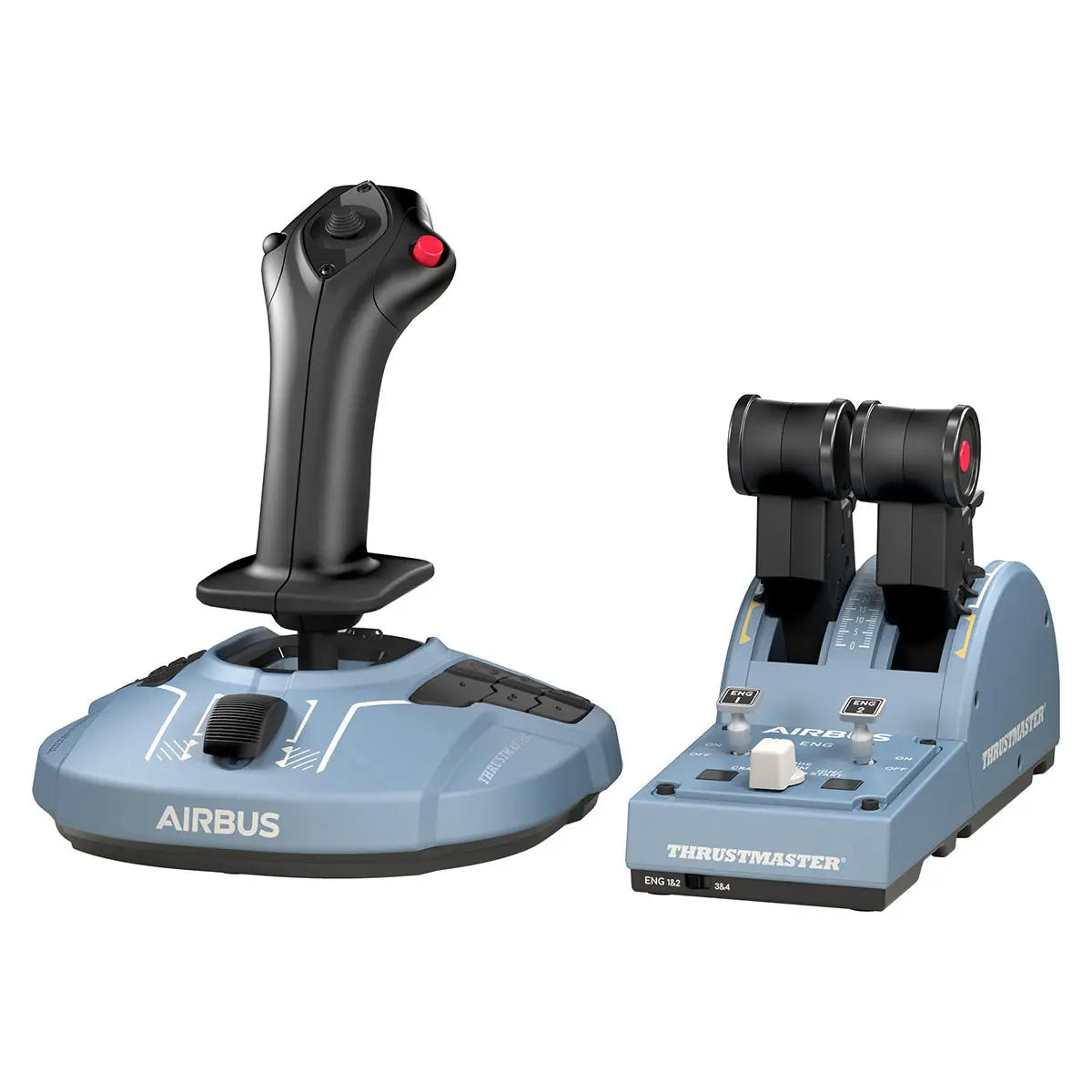 Thrustmaster TCA Officer Pack Airbus Ed Sidestick and Throttle Quadrant Set