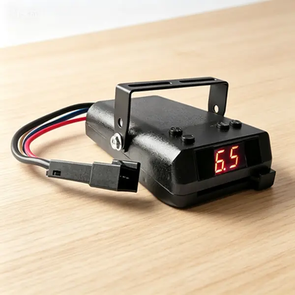 Digital Electric Trailer Brake Controller Kit, Smooth Stop Technology with Boost Mode, LED Screen Display for 1-4 Axles Trailers, Plug-in Simple Brake Control, Proportional Trailer Brake Control