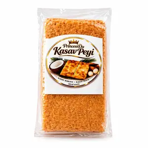 PrincessDa Kasav Peyi Haitian Snack Natural Authentic Pack of 2 Crunchy Traditional Caribbean Cuisine Gluten-Free Cassava Bread - Peanut