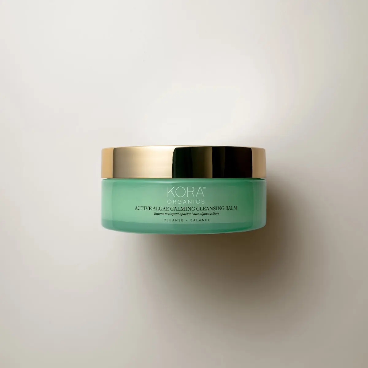 KORA Organics Active Algae Calming Cleansing Balm, Gentle Facial Cleanser for Makeup Removal