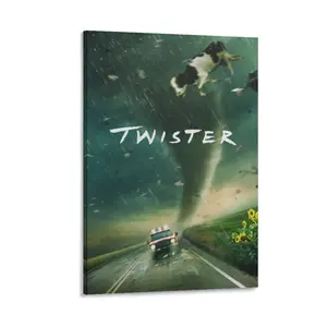 Movie Poster Twister Poster Canvas Poster Bedroom Decor Sports Landscape Office Room Decor Gift Frames Wall Ornaments Artistic