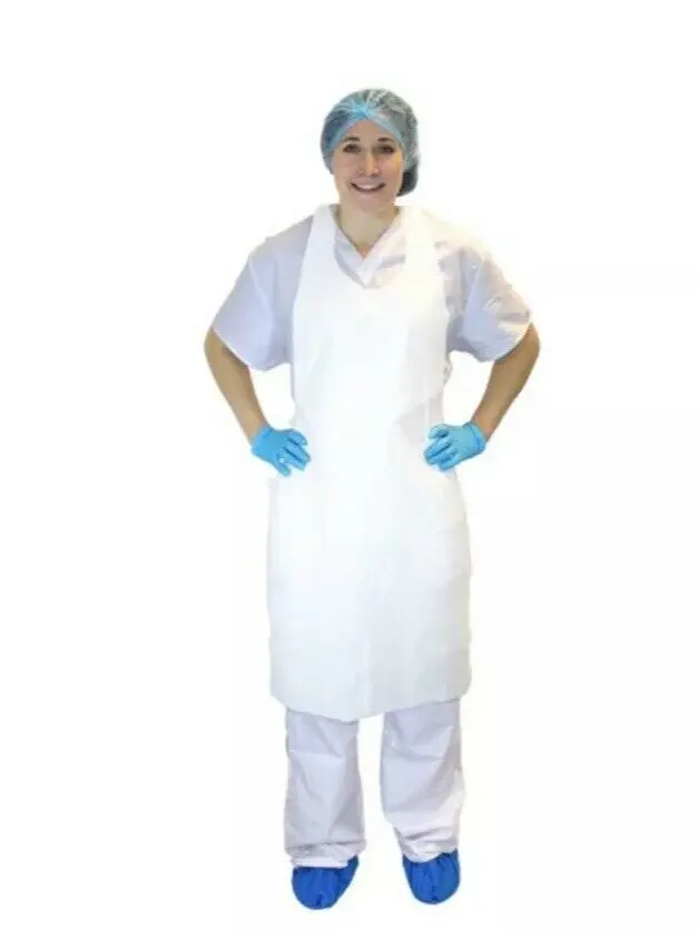 Work Force Disposable  Polyethylene Aprons Case of 1000 7 Colors