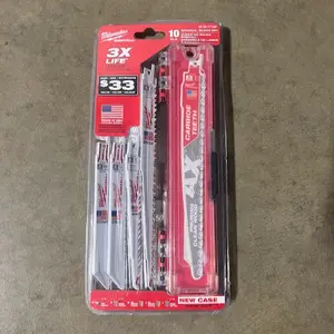 Milwaukee 49-22-1110H 10 PC SAWZALL Reciprocating Saw Blade Set