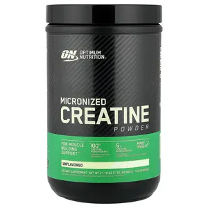 Optimum Nutrition Micronized Creatine Powder, Unflavored, 1.32 lb (600 g)
