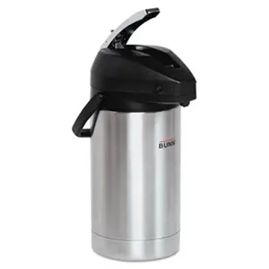 Bunn-O-Matic  Lever Action Airpot, 3 Liter, Stainless Steel