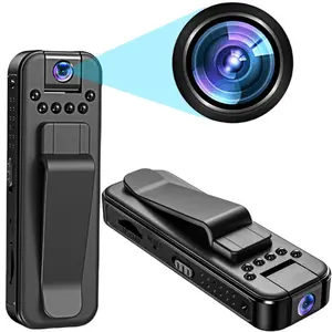 Wireless 1080P Vlog Body Camera, Wearable Body Cam with Night-Vision & 180 °       Rotation Lens – Lightweight Camcorder for Outdoor Recording & Travel