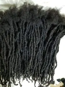 100% Human Hair Locks handmade Dreadlocks 10 pieces 10" long 1/4" thick