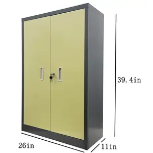YOKOMA 48 Drawer Parts Cabinet Shelving Storage Bins Keys Bolt and Nut Organizer Tool Cases Boxes Cold-rolled Steel Plate rolling toolbox tool chest