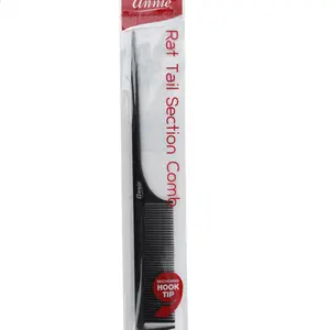 Annie Rat Tail Section Comb Black