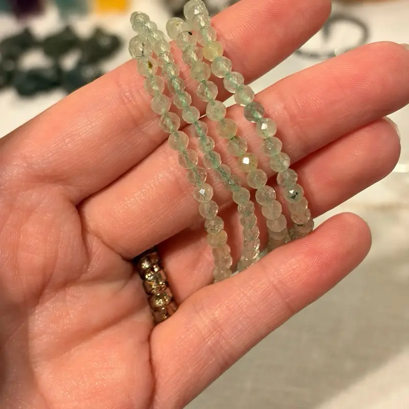 Peridot Faceted Bracelet
