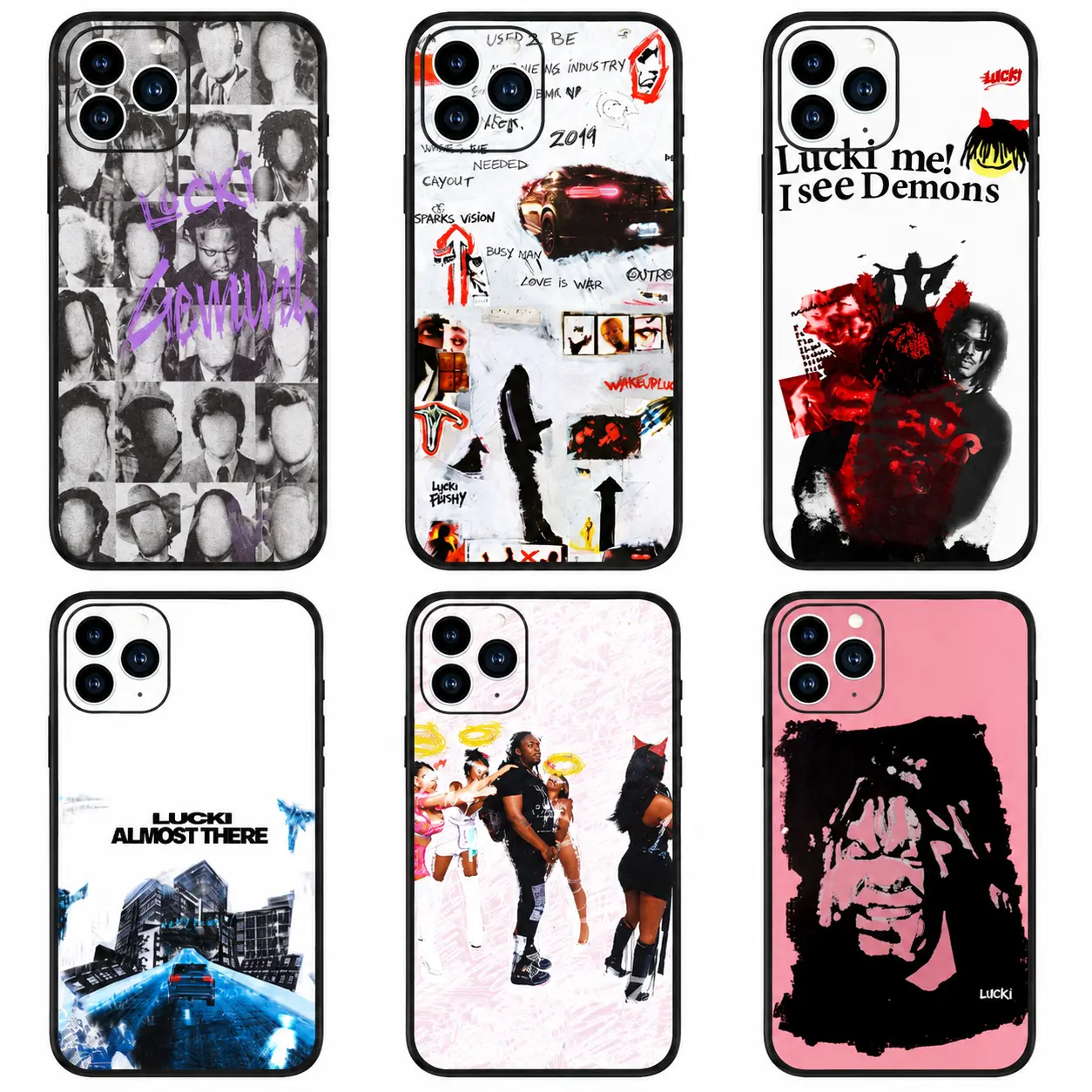 Lucki Rapper Gemini! Phone Case For iphone17 Pro Max Air 16 15 14 13 12 11 Pro Max Mini X 7 8 & Samsung Galaxy S26 S25 Ultra S24 S23 S22 S21 Plus Soft Case