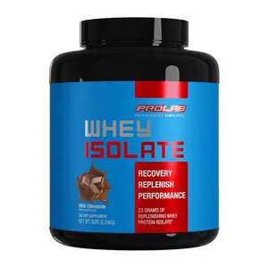 Prolab Nutrition Whey Isolate Milk Chocolate 5LB 22g Protein Recovery Replenish Performance Supplement