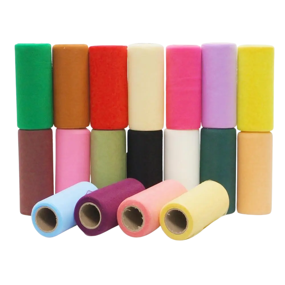 Premium American Tulle Spool Roll, Made in the USA, 6-Inch, 25 Yards