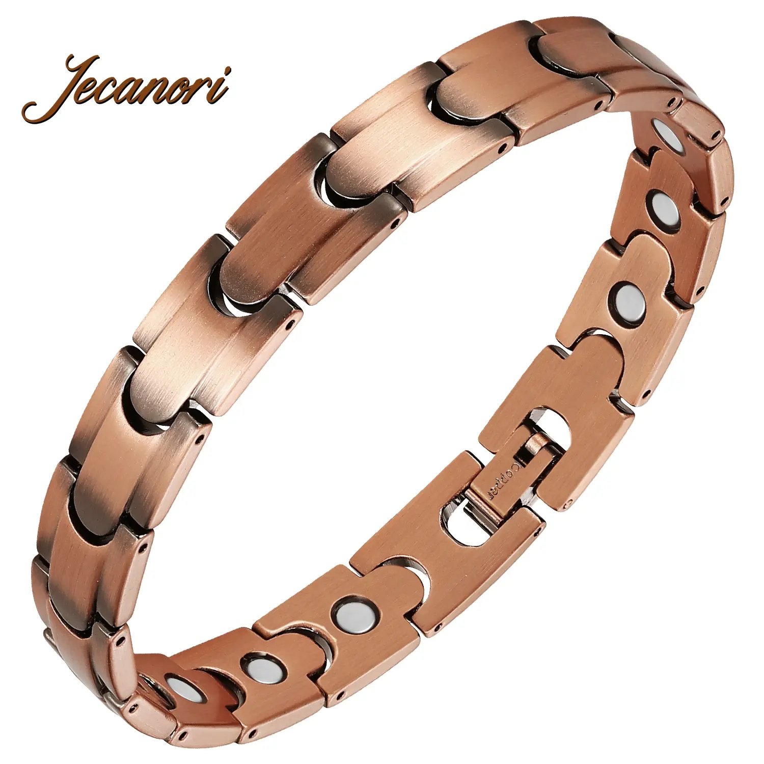 Jecanori Copper Magnetic Adjustable Bracelet - Adjustable Bangle, Simple Style Unisex Fashion Accessory for Men & Women, Bracelet Bangle, Adjustable Fitted Bracelets & Bangles