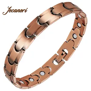 Jecanori Copper Magnetic Adjustable Bracelet - Adjustable Bangle, Simple Style Unisex Fashion Accessory for Men & Women, Bracelet Bangle, Adjustable Fitted Bracelets & Bangles