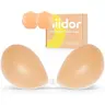Niidor Adhesive Bra Silicone Bra Strapless Sticky Invisible bra sticky inserts push sticky cover for Backless Dress,Party, dinner party, gathering, travel, Valentine's Day White Springtok
