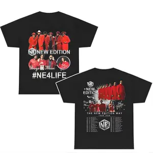 New Edition NE4Life Way Tour 2026 T-Shirt, New Edition Boyz II Men Toni Braxton Concert Tour Graphic Tee, Classic R&B Music Fan Shirt