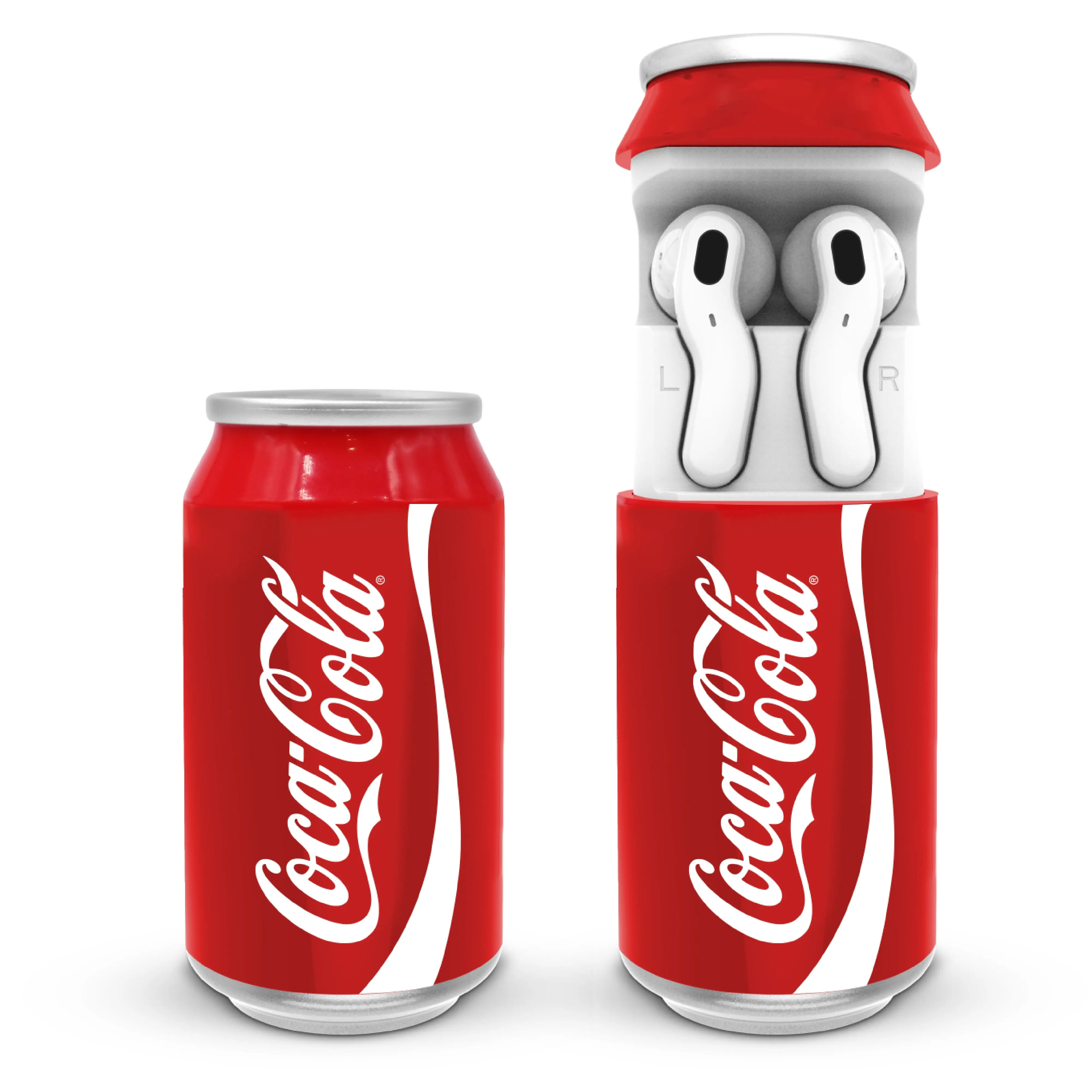Coca-Cola Wireless Earbuds with Can Shaped Charging Case Coca-Cola Wireless Earbuds with Can Shaped Charging Case