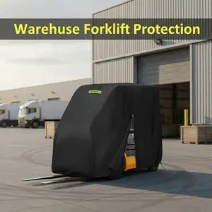 Heavy Duty Forklift Cover | 600D Oxford Fabric, Waterproof, UV Resistant, Snowproof & Dustproof | Tear-Resistant Outdoor Forklift Protective Cover (Size: 100 × 45 × 80 inches)