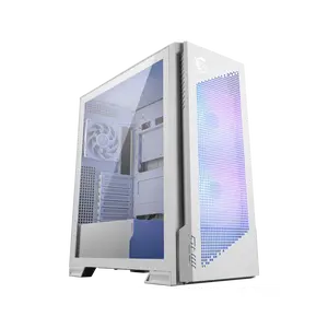 MSI White Mid-Tower MPG VELOX 300R AIRFLOW PZ / WHITE Case (Computer Cases - ATX Form)