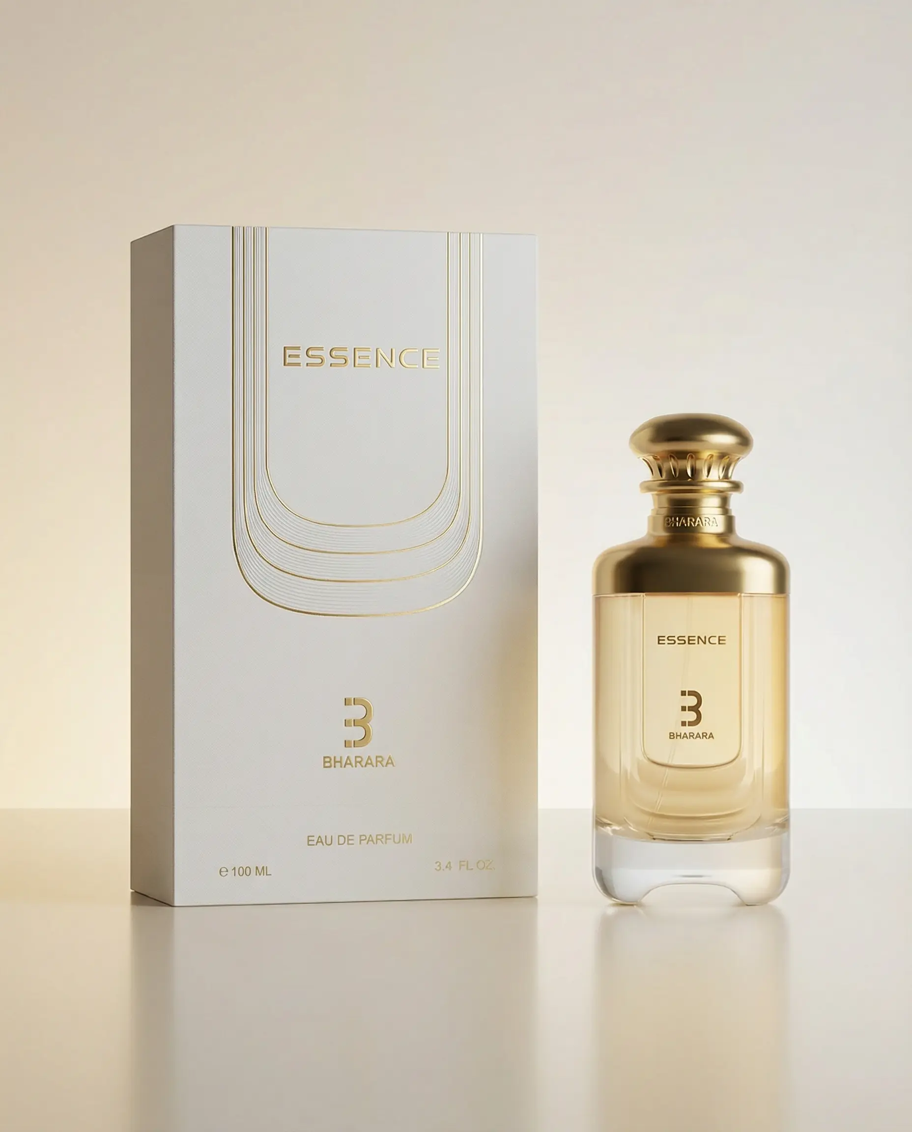Bharara Essence Eau De Parfum 100ML (3.4Oz) - Unisex long lasting Fragrance, Musk Base, Single Item