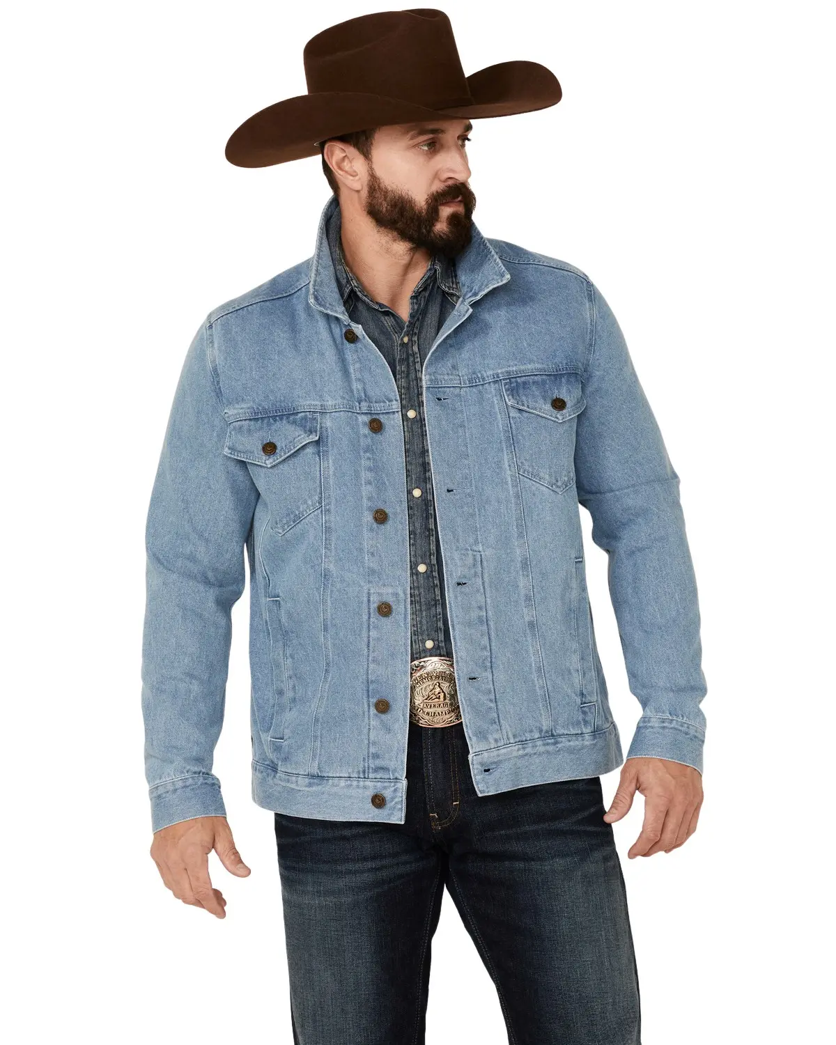 Cody James Men's Men'S Coasting Light Wash Button-Front Unlined Denim - Cmho21j7