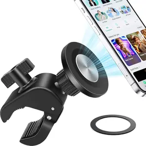 Exercise  Phone Holder,  Handlebar Phone Mount for  Magsafe and  Smartphones, for Stationary Treadmill Gym Fitness Equipment