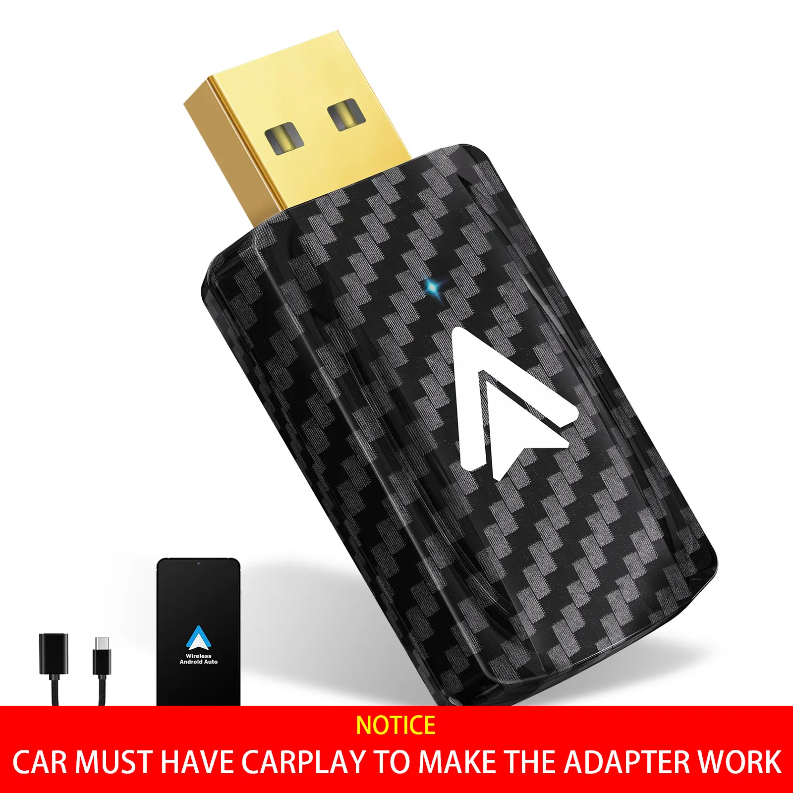 MSXTTLY 2026 Wireless carplay Adapter for Car OEM Wired carplay android auto, plug pair and play wireless adapter carplay android auto dongle