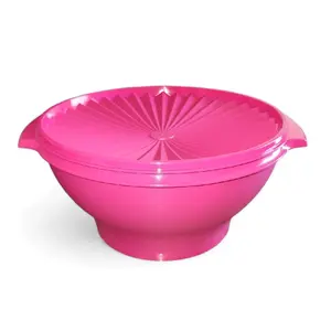 Tupperware Pink  HERATIAGE  Bowl - Versatile Tableware with Decorative Design and Elegant Finish