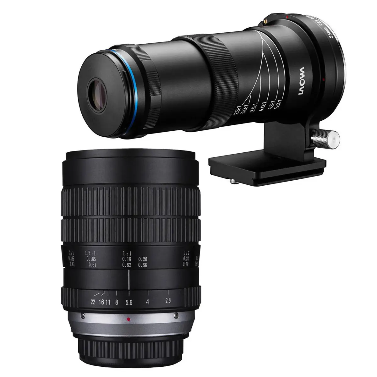 VENUS Laowa Series Camera Lens Bundle - 25mm f/2.8 2.5-5x Ultra-Macro, 60mm f/2.8 2x Macro Zoom Lenses with Multi-Element Design, Manual Focus, for Canon EF DSLR & Compact Cameras