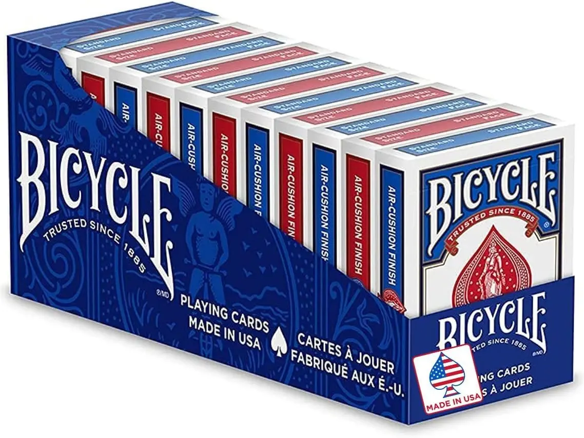 Bicycle Standard Playing Cards, Poker Size, 12 Pack New
