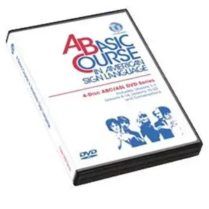 212 MAIN Sign Practice DVD Set - 4-Disc Pack for Voice & Conversation Skills, Basic ABC Series (Cisco Independent Course, ASL Video)