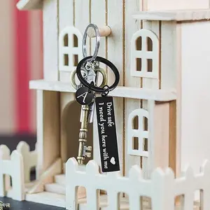 Personalized Initial Drive Safe Keychain - Sentimental Accessory for Daily Use & Gifting