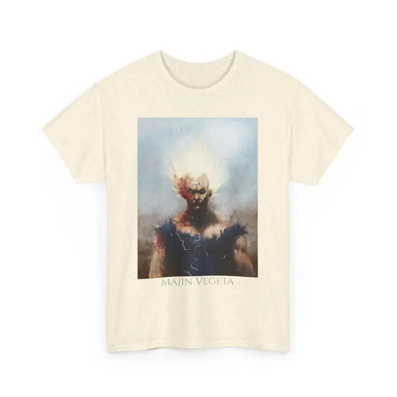 Majin Vegeta Fanart T-Shirt | Unisex Dragon Ball Z Anime Merch | Akira Toriyama Manga-Inspired Tee