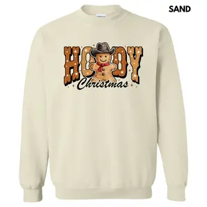 Howdy Gingerbread Christmas Sweatshirt 'NLB'