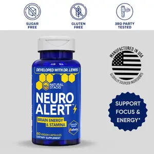 NeuroAlert - Brain Energy Supplement & Stamina Support with Paraxanthine. Nootropic for energy support.* Fitness